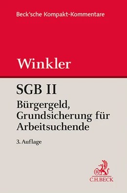 Abbildung von Winkler | SGB II Grundsicherung für Arbeitsuchende | 3. Auflage | 2023 | beck-shop.de