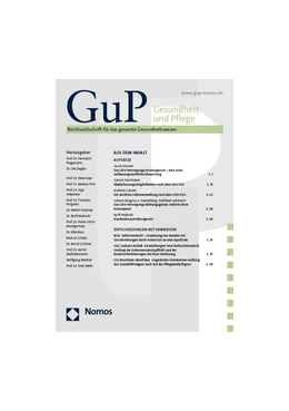 Abbildung von Gesundheit und Pflege • GuP | 8. Auflage | 2018 | beck-shop.de