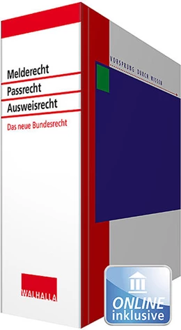 Abbildung von Melderecht, Passrecht, Ausweisrecht - MPA • mit Aktualisierungsservice | 1. Auflage | 2018 | beck-shop.de