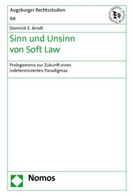 Abbildung von Arndt | Sinn und Unsinn von Soft Law | 1. Auflage | 2011 | 64 | beck-shop.de