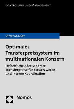 Abbildung von Dürr | Optimales Transferpreissystem im multinationalen Konzern | 1. Auflage | 2011 | 5 | beck-shop.de