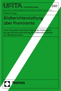 Abbildung von Haug | Bildberichterstattung über Prominente | 1. Auflage | 2011 | beck-shop.de
