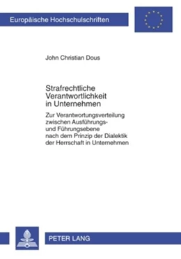Abbildung von Dous | Strafrechtliche Verantwortlichkeit in Unternehmen | 1. Auflage | 2009 | 4948 | beck-shop.de