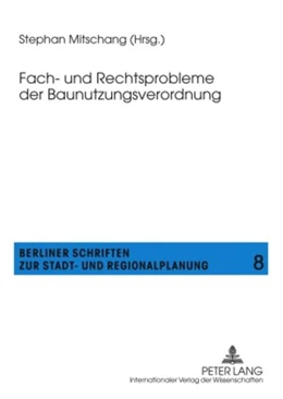 Abbildung von Mitschang | Fach- und Rechtsprobleme der Baunutzungsverordnung | 1. Auflage | 2009 | 8 | beck-shop.de