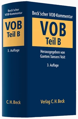 Abbildung von Ganten / Jansen | Beck'scher VOB- und Vergaberechtskommentar - Vierbändige Ausgabe, VOB Teil B: Allgemeine Vertragsbedingungen für die Ausführung von Bauleistungen | 3. Auflage | 2013 | beck-shop.de