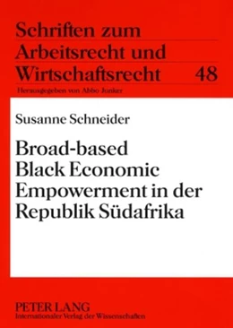 Abbildung von Schneider | Broad-based Black Economic Empowerment in der Republik Südafrika | 1. Auflage | 2008 | 48 | beck-shop.de
