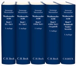 Abbildung von Immenga / Mestmäcker | Wettbewerbsrecht | 5. Auflage | | beck-shop.de