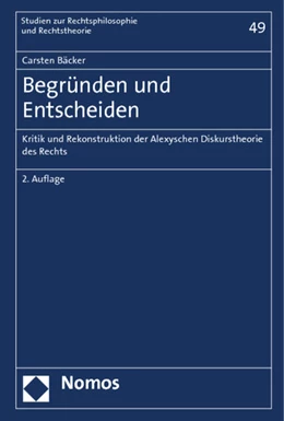Abbildung von Bäcker | Begründen und Entscheiden | 2. Auflage | 2012 | 49 | beck-shop.de