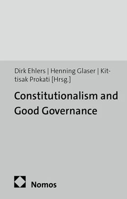 Abbildung von Ehlers / Glaser | Constitutionalism and Good Governance | 1. Auflage | 2014 | 1 | beck-shop.de