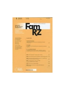 Abbildung von FamRZ - Zeitschrift für das gesamte Familienrecht | 65. Auflage | 2018 | beck-shop.de