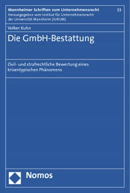Abbildung von Kuhn | Die GmbH-Bestattung | 1. Auflage | 2011 | 33 | beck-shop.de