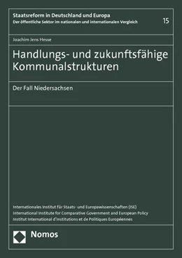 Abbildung von Hesse | Handlungs- und zukunftsfähige Kommunalstrukturen | 1. Auflage | 2011 | 15 | beck-shop.de