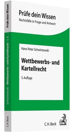 Abbildung von Schwintowski | Wettbewerbs- und Kartellrecht | 5. Auflage | 2012 | beck-shop.de