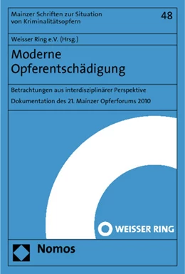Abbildung von Moderne Opferentschädigung | 1. Auflage | 2012 | 48 | beck-shop.de