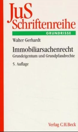 Abbildung von Gerhardt | Immobiliarsachenrecht | 5. Auflage | 2001 | Band 41 | beck-shop.de